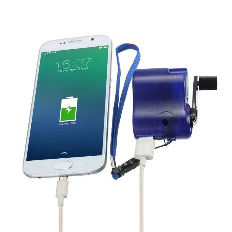 CRANKCHARGE – Portable Hand Crank Emergency Charger with USB & LED - Image 8