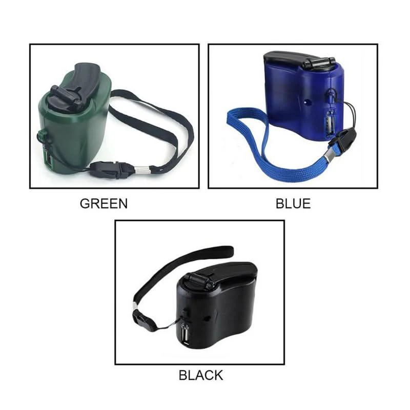 CRANKCHARGE – Portable Hand Crank Emergency Charger with USB & LED - Image 9