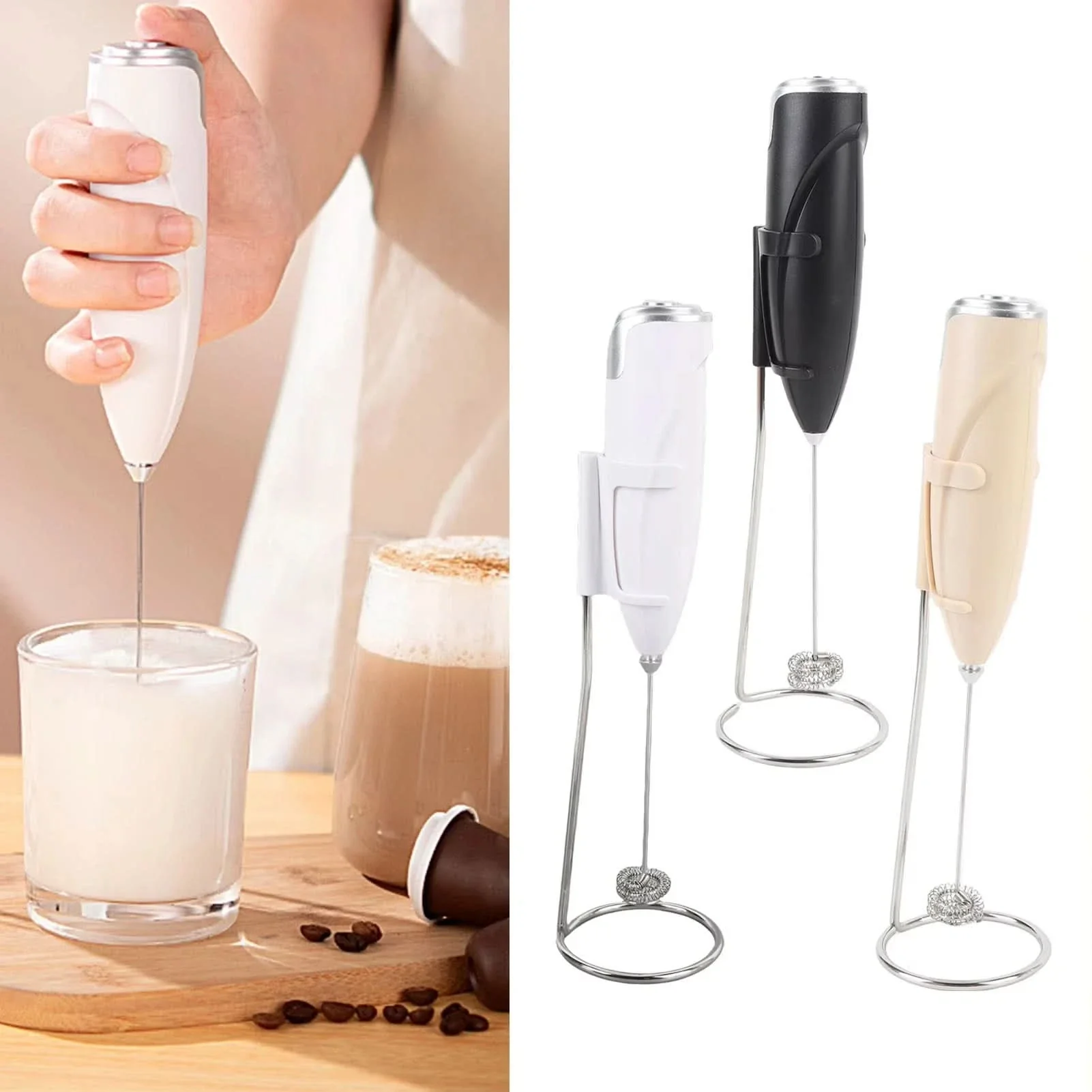 CreamCraft – Electric Milk Frother & Egg Beater for Coffee and Kitchen - Image 4