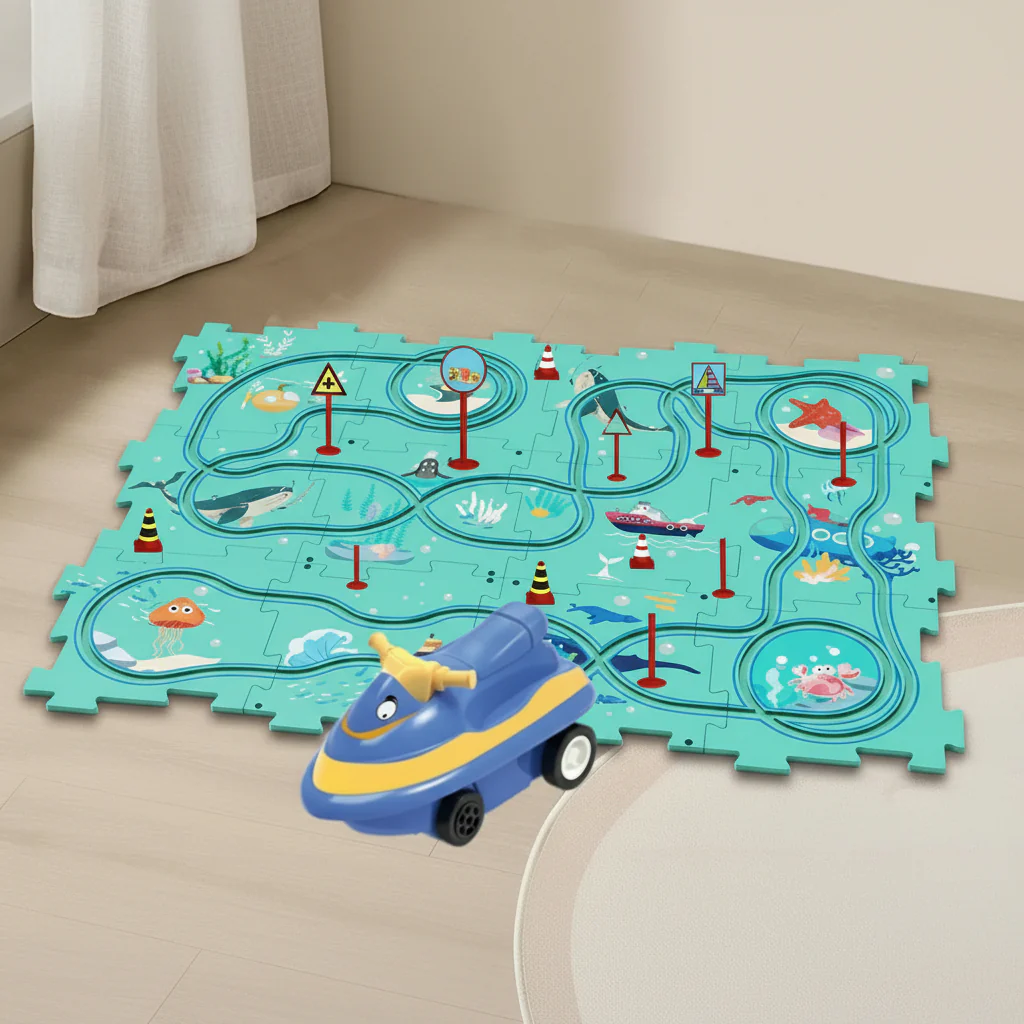CreativeCraft Puzzle - Race track crafts and games for children - Image 9