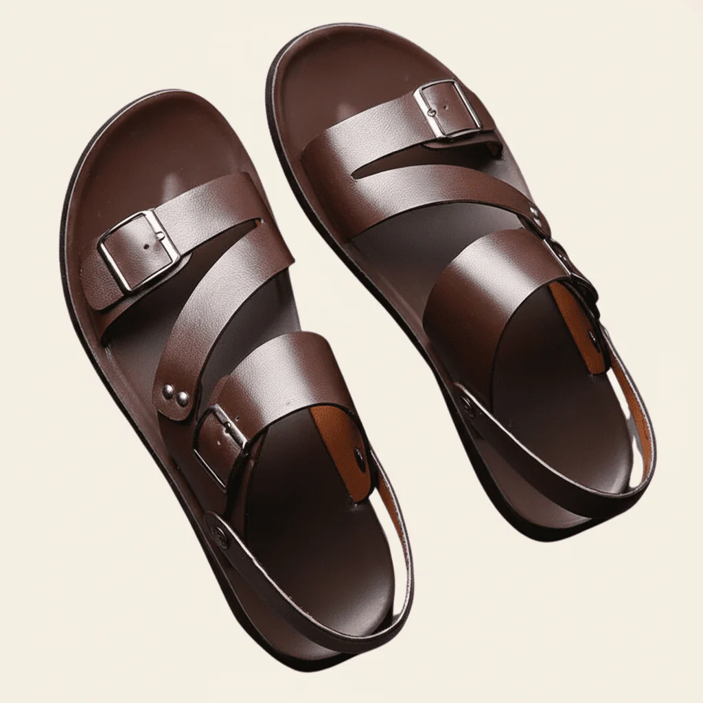 CROSSIA – Adjustable Men's Sandals with Crossed Straps and Ergonomic Support - Image 5