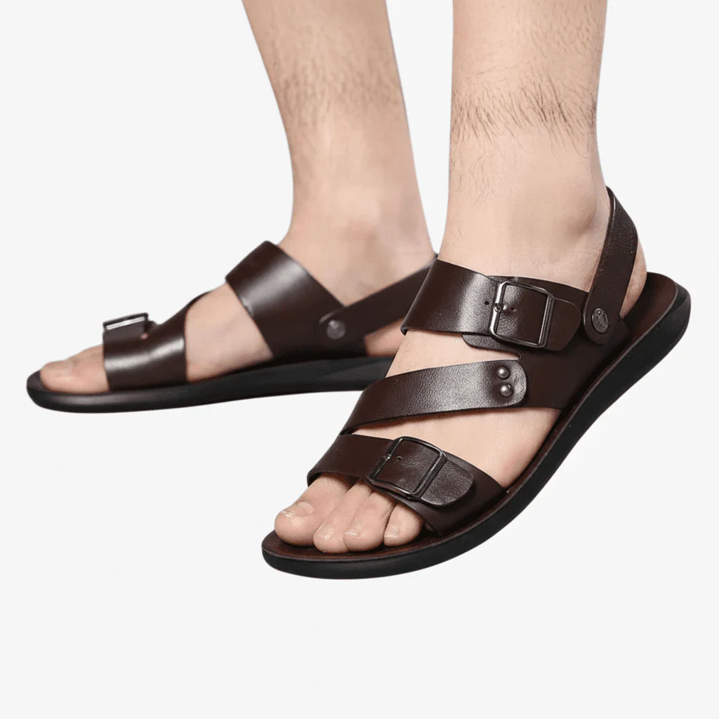 CROSSIA – Adjustable Men's Sandals with Crossed Straps and Ergonomic Support - Image 7