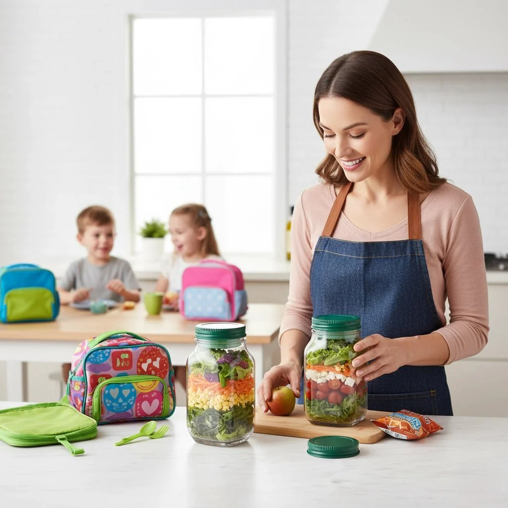 CRUNCHJAR – Layered salad shaker for fresh, crunchy meals on the go - Image 5