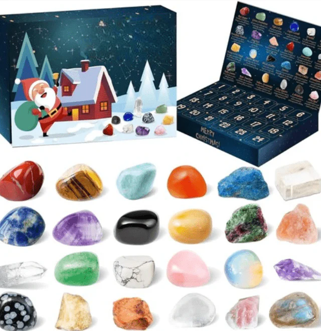 CrystalGems - Advent calendar with 24 real gemstones for young explorers - Image 5