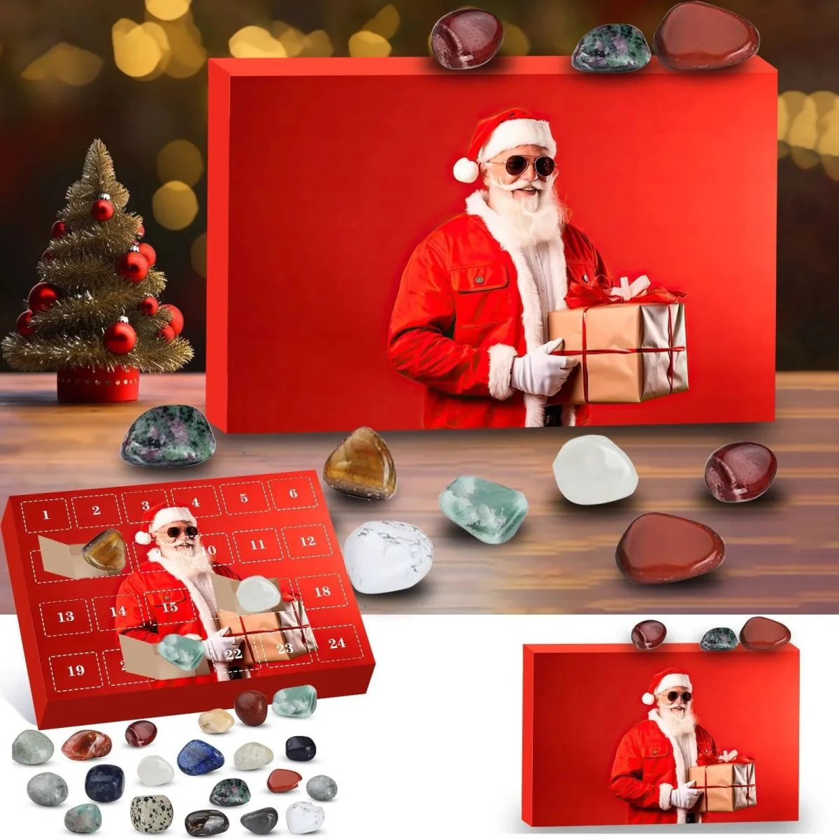 CRYSTALJOY – 2025 Advent calendar with natural stones & festive surprises - Image 16