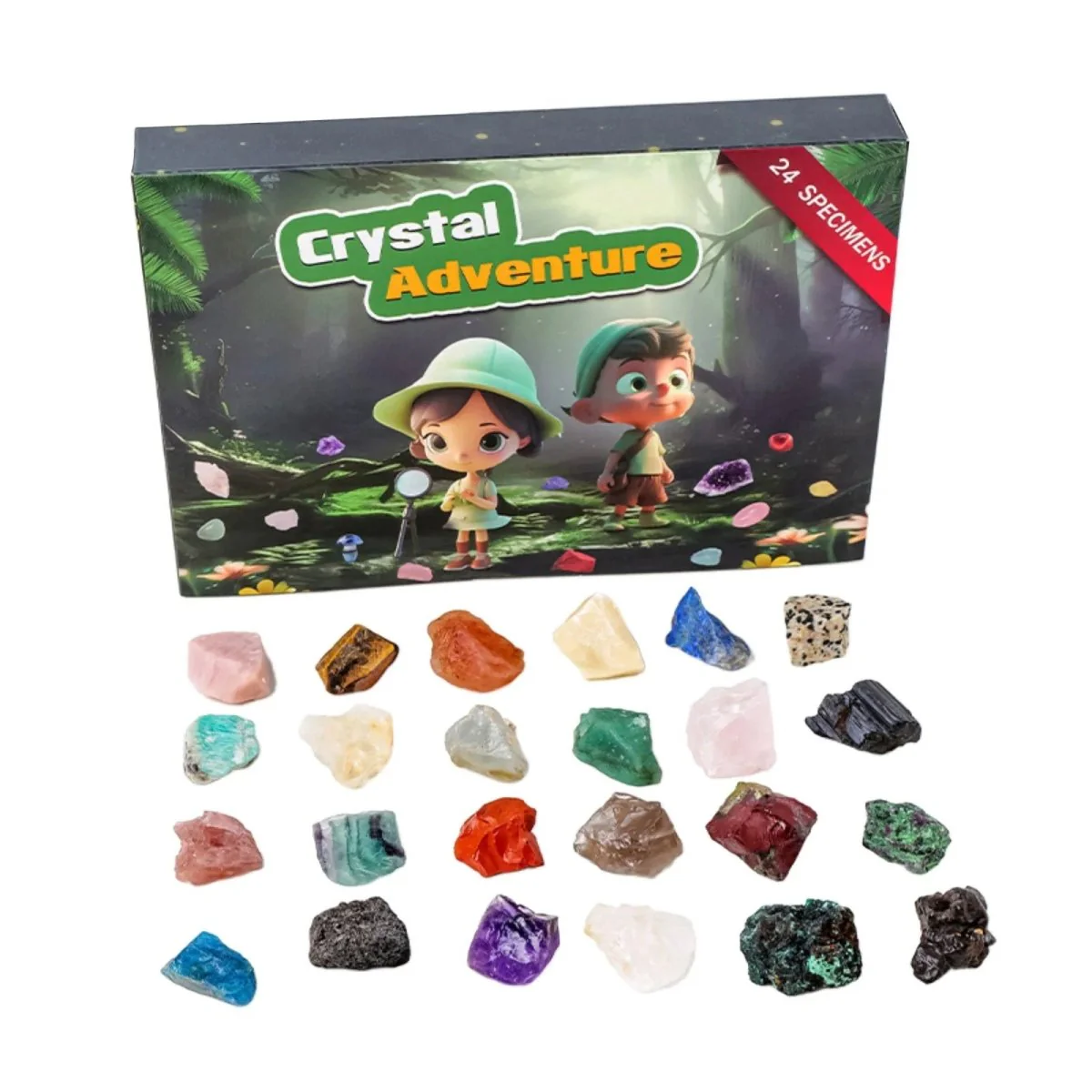 CRYSTALJOY – 2025 Advent calendar with natural stones & festive surprises - Image 6