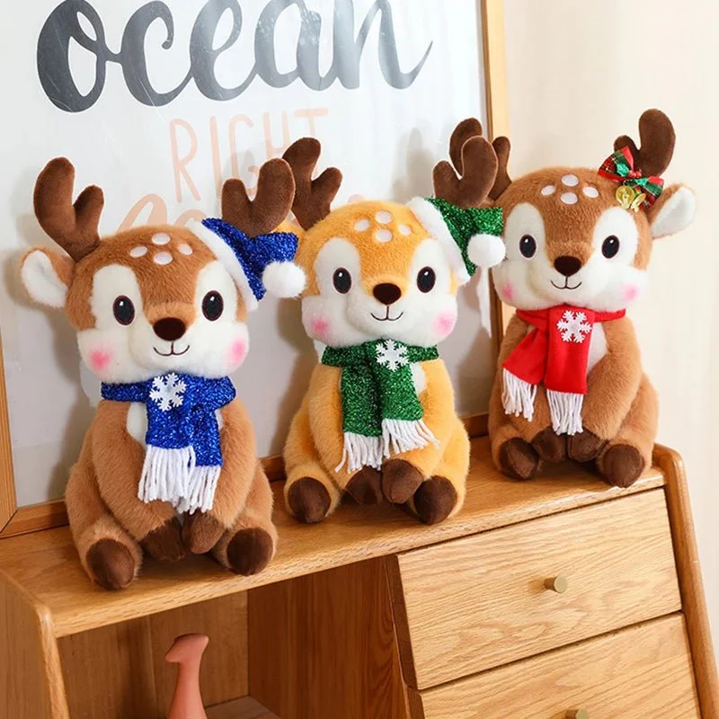 CUDDLESCARF – Charming Christmas plush doll with cartoon design - Image 11