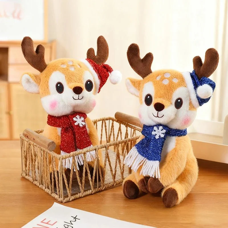 CUDDLESCARF – Charming Christmas plush doll with cartoon design - Image 12