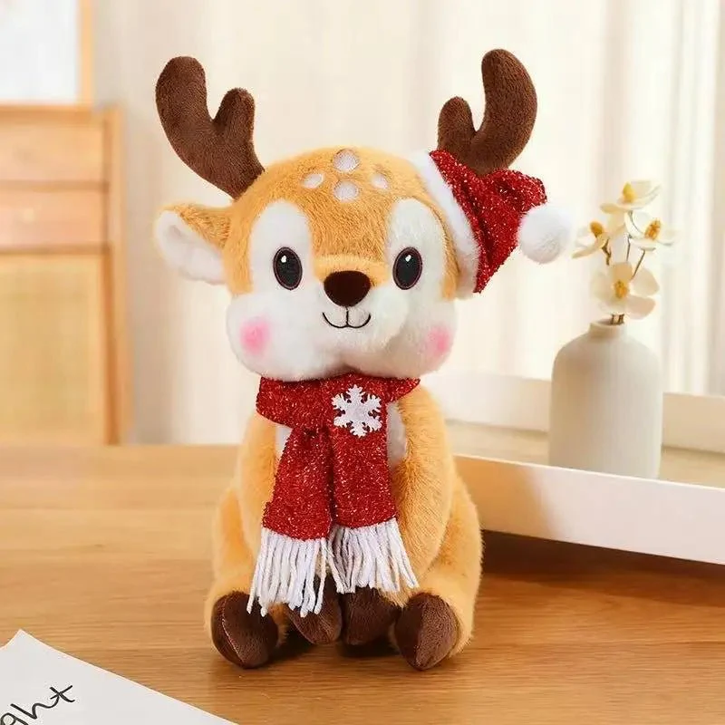 CUDDLESCARF – Charming Christmas plush doll with cartoon design - Image 3