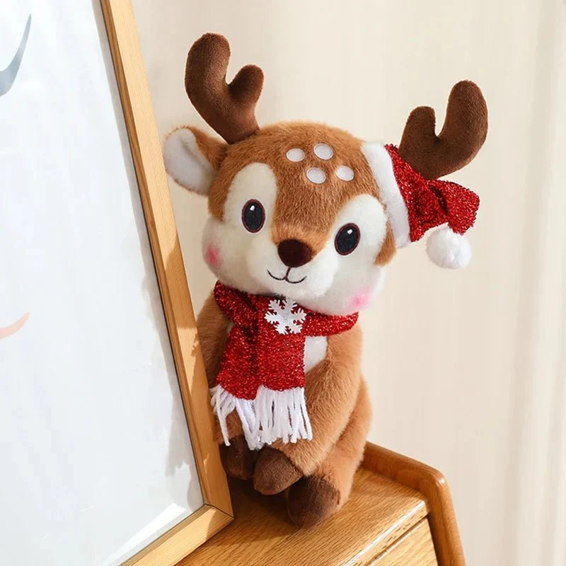 CUDDLESCARF – Charming Christmas plush doll with cartoon design - Image 9