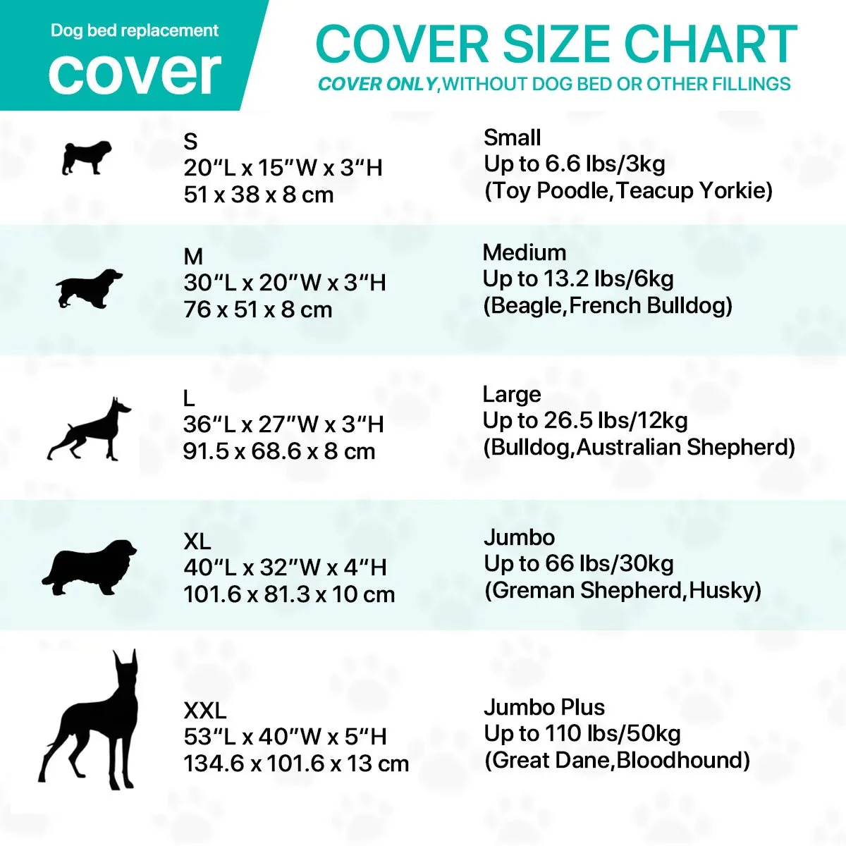 CUDDLETAIL COVER – cozy orthopedic dog bed cover for large dogs - Image 6