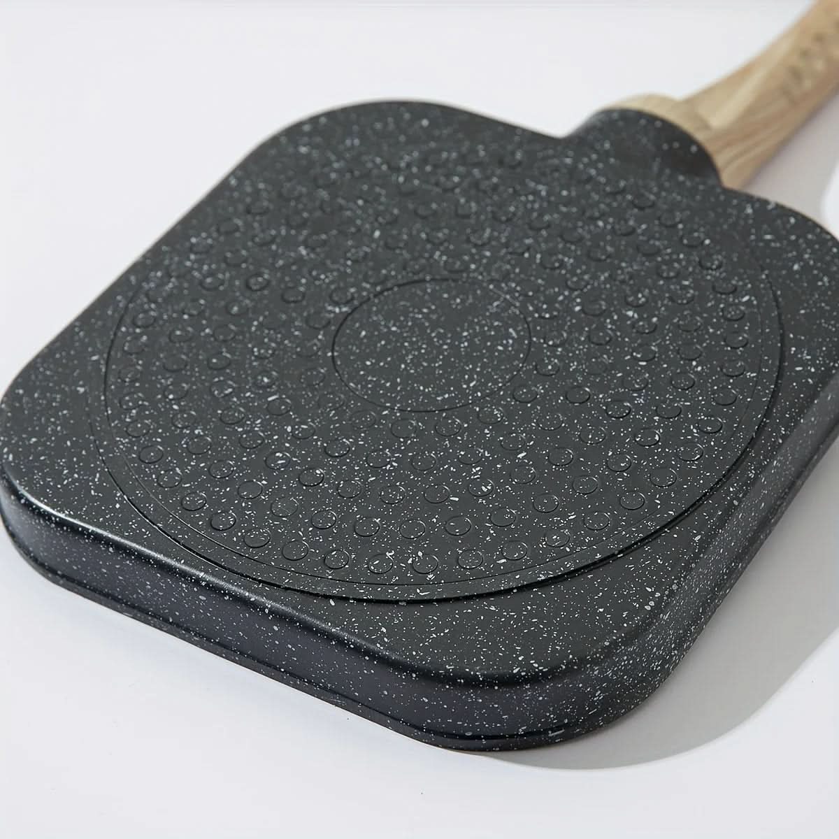 Culinara 4-Hole Non-Stick Pan | Multipurpose Pan for Eggs & Pancakes | Durable Aluminum | Easy to Clean - Image 3