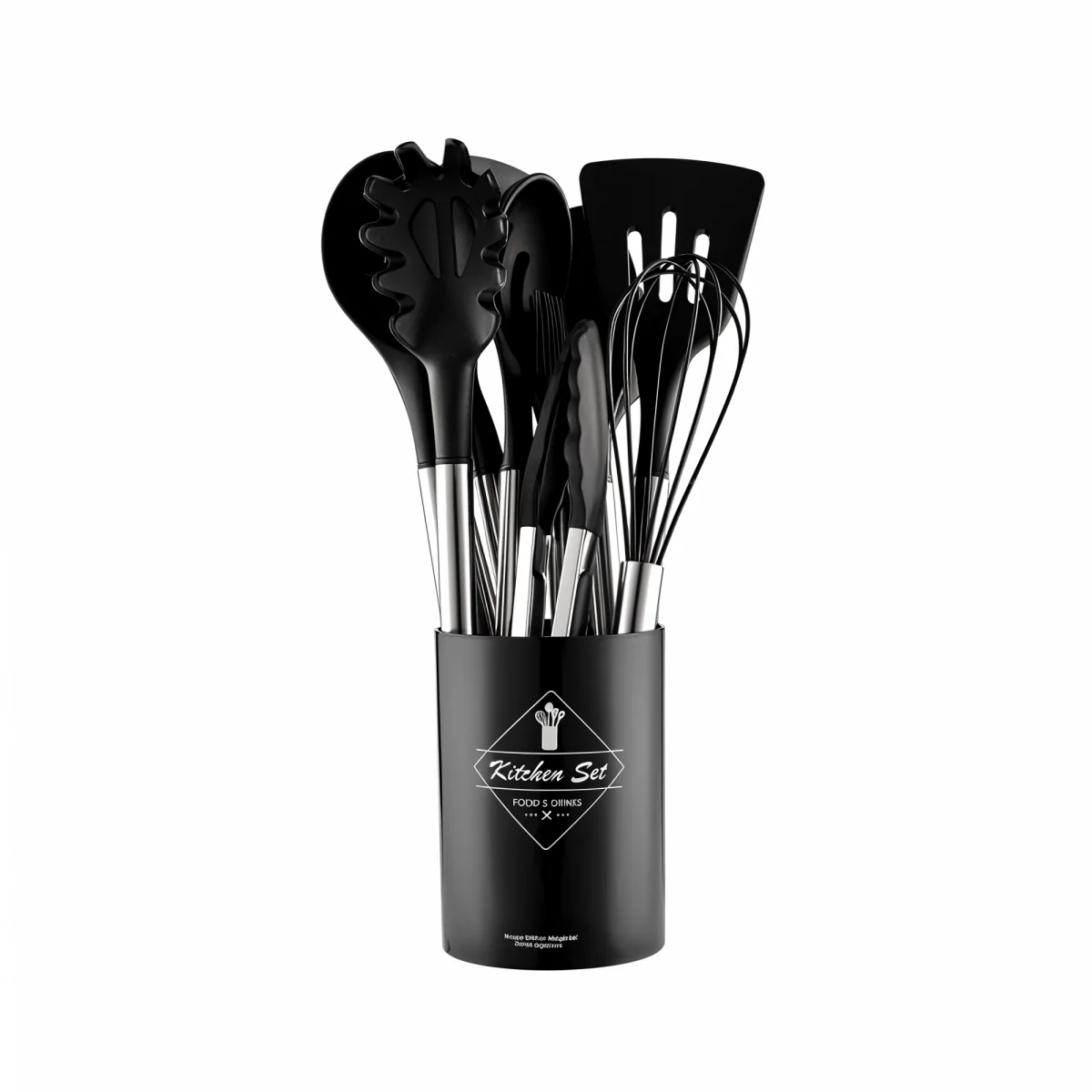 CULINARA PRO - 12-piece silicone kitchen utensil set with stainless steel handles for effortless cooking - Image 9