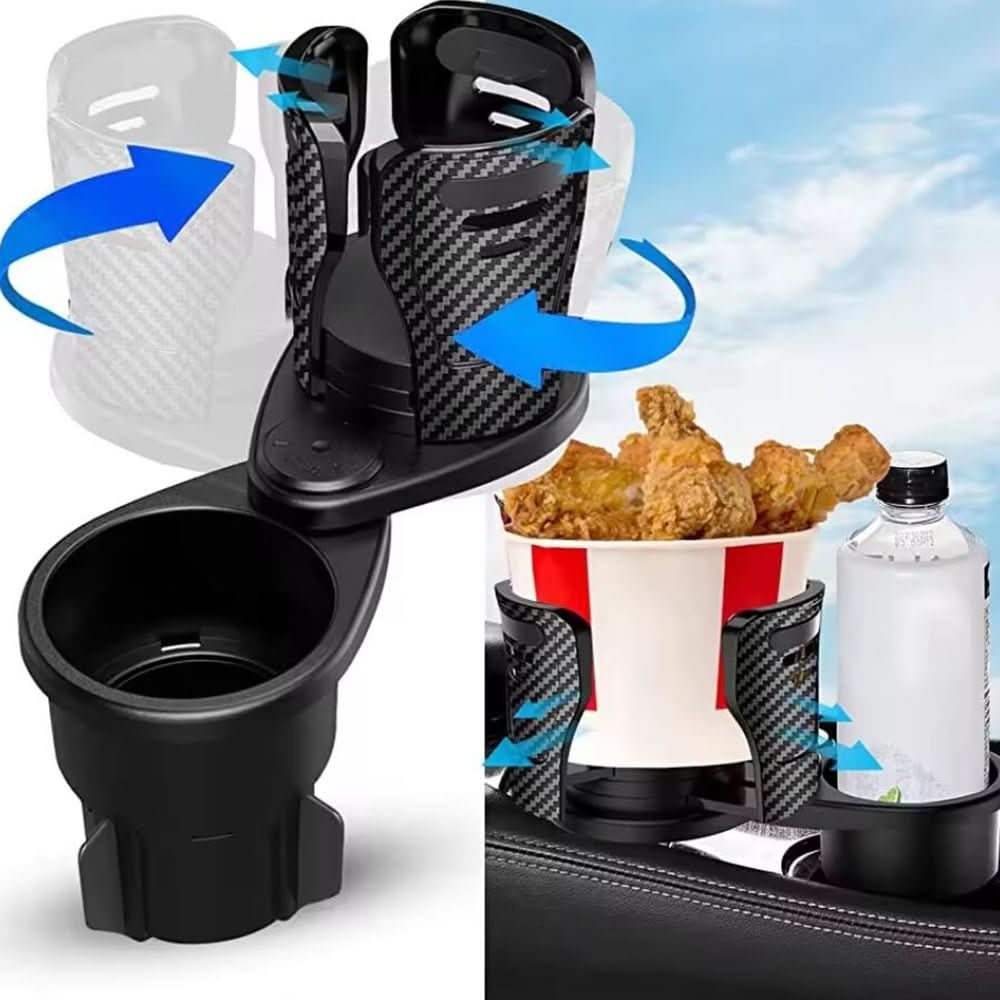 CUPSWIVEL - 360° swivelling car cup holder for double drinks - Image 3