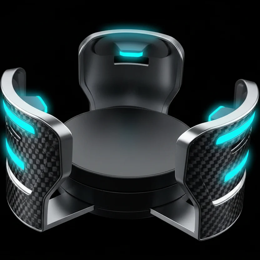 CUPSWIVEL - 360° swivelling car cup holder for double drinks - Image 6