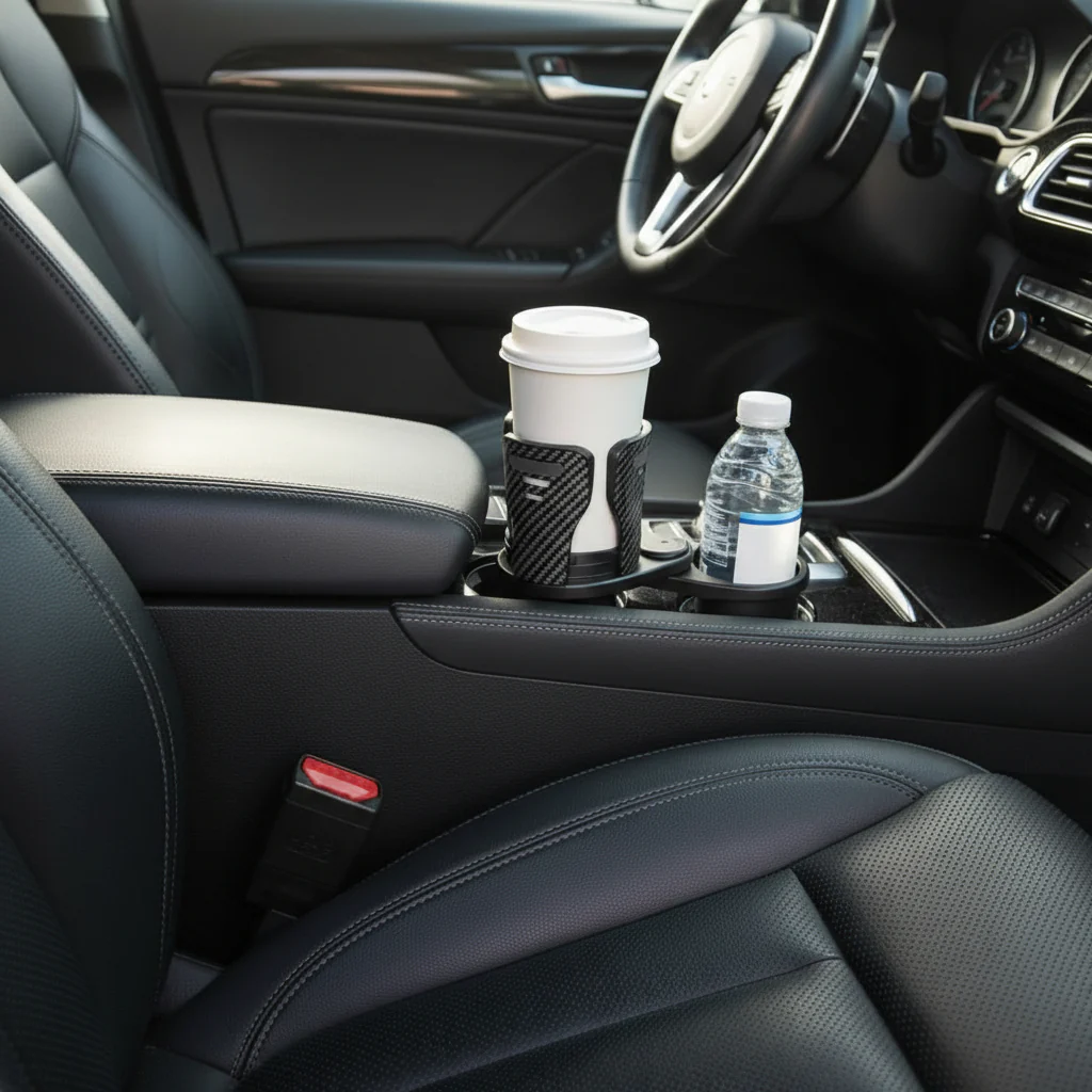CUPSWIVEL - 360° swivelling car cup holder for double drinks - Image 8