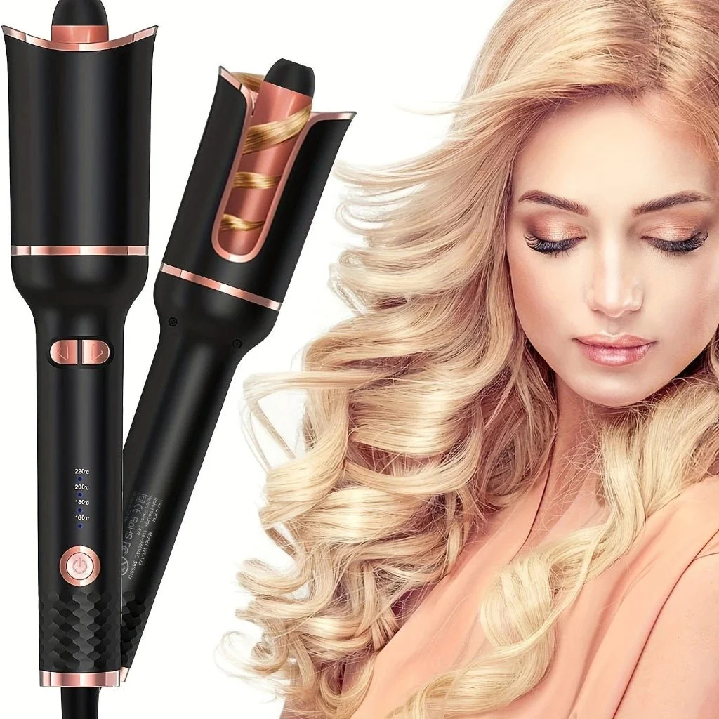 CURLGENIUS – Automatic Ceramic Curling Iron with Rotating Barrel - Image 8