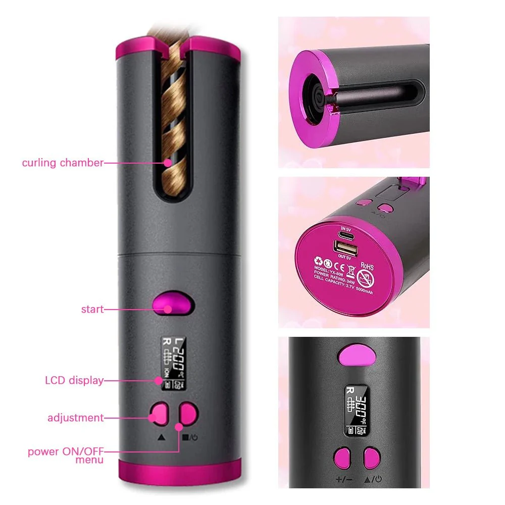 CURLNOVA – Cordless Curling Iron with Ceramic Technology - Image 9