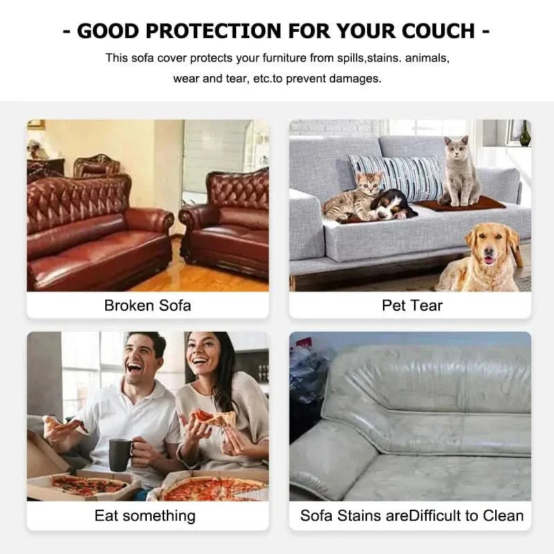 CushionWrap elasticated sofa cover - Water-repellent & stylish for every living room - Image 5
