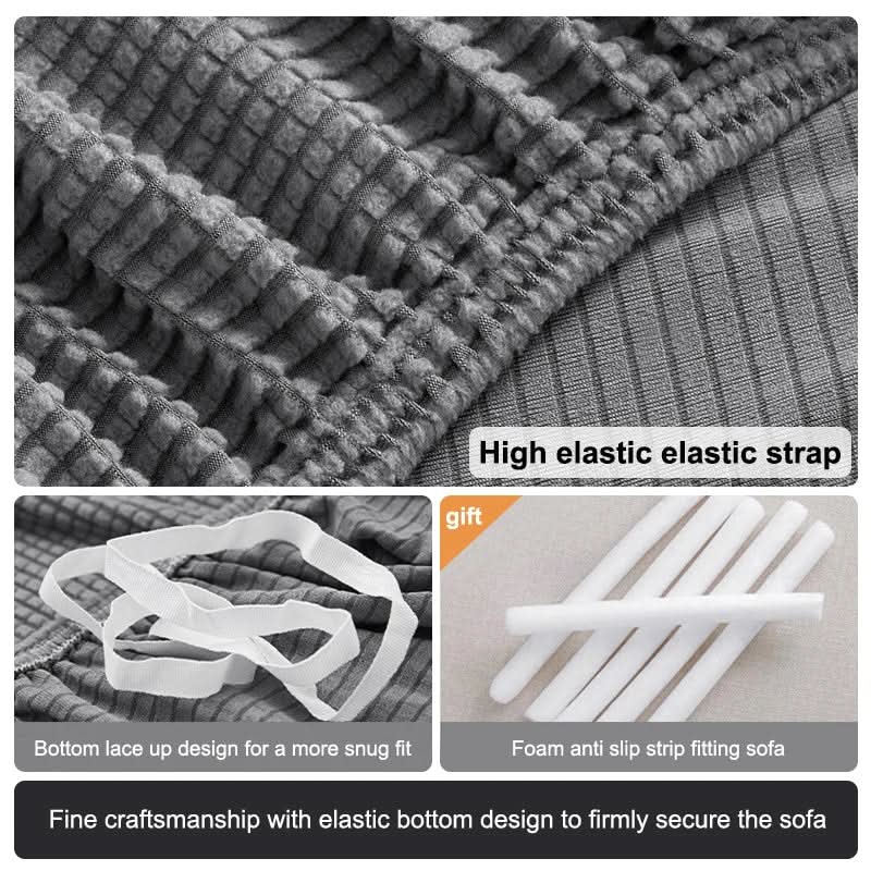 CushionWrap elasticated sofa cover - Water-repellent & stylish for every living room - Image 6