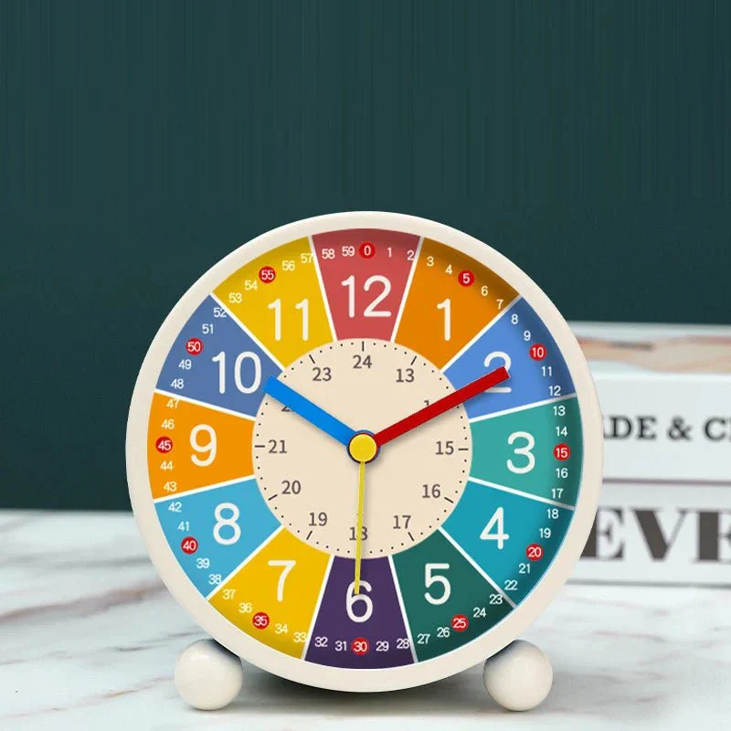 CUTEWAKE – Charming Silent Cartoon Table Alarm Clock for Children - Image 3