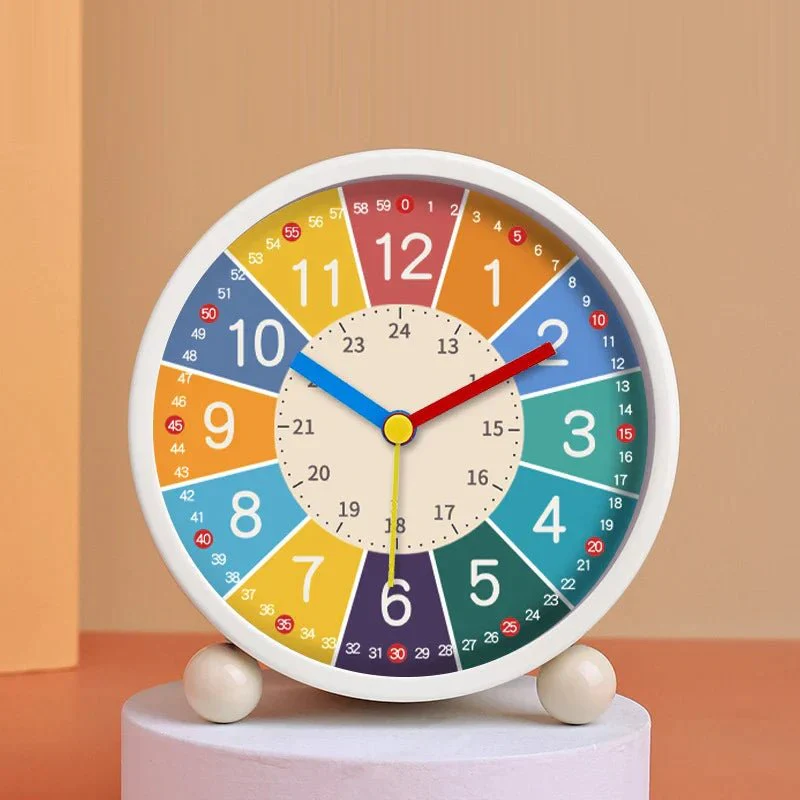 CUTEWAKE – Charming Silent Cartoon Table Alarm Clock for Children - Image 4
