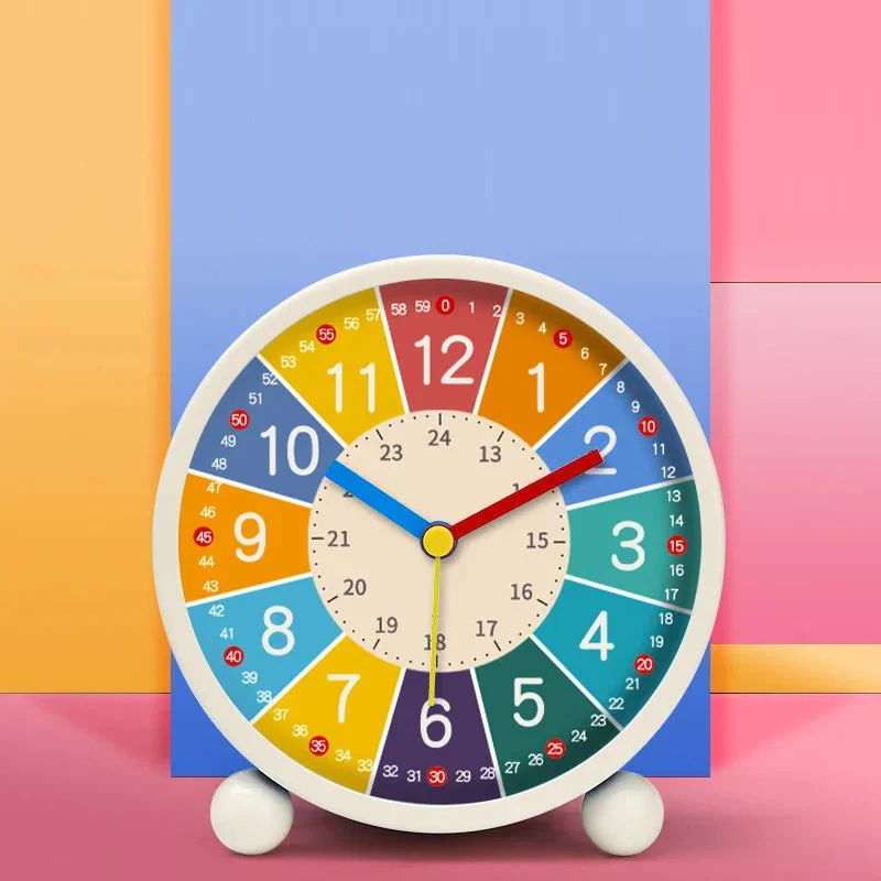 CUTEWAKE – Charming Silent Cartoon Table Alarm Clock for Children - Image 5