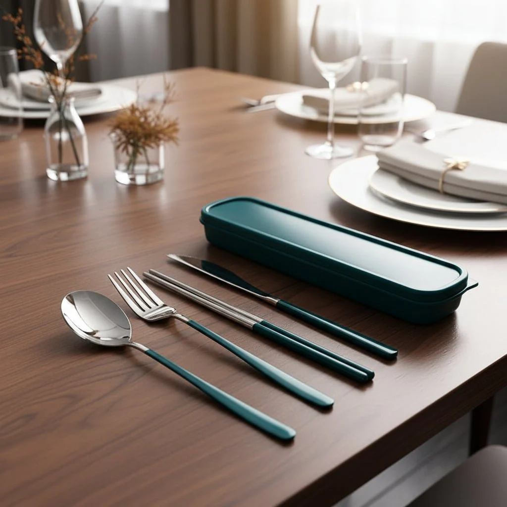 CUTLERYGO – Premium stainless steel travel cutlery set for daily use - Image 6