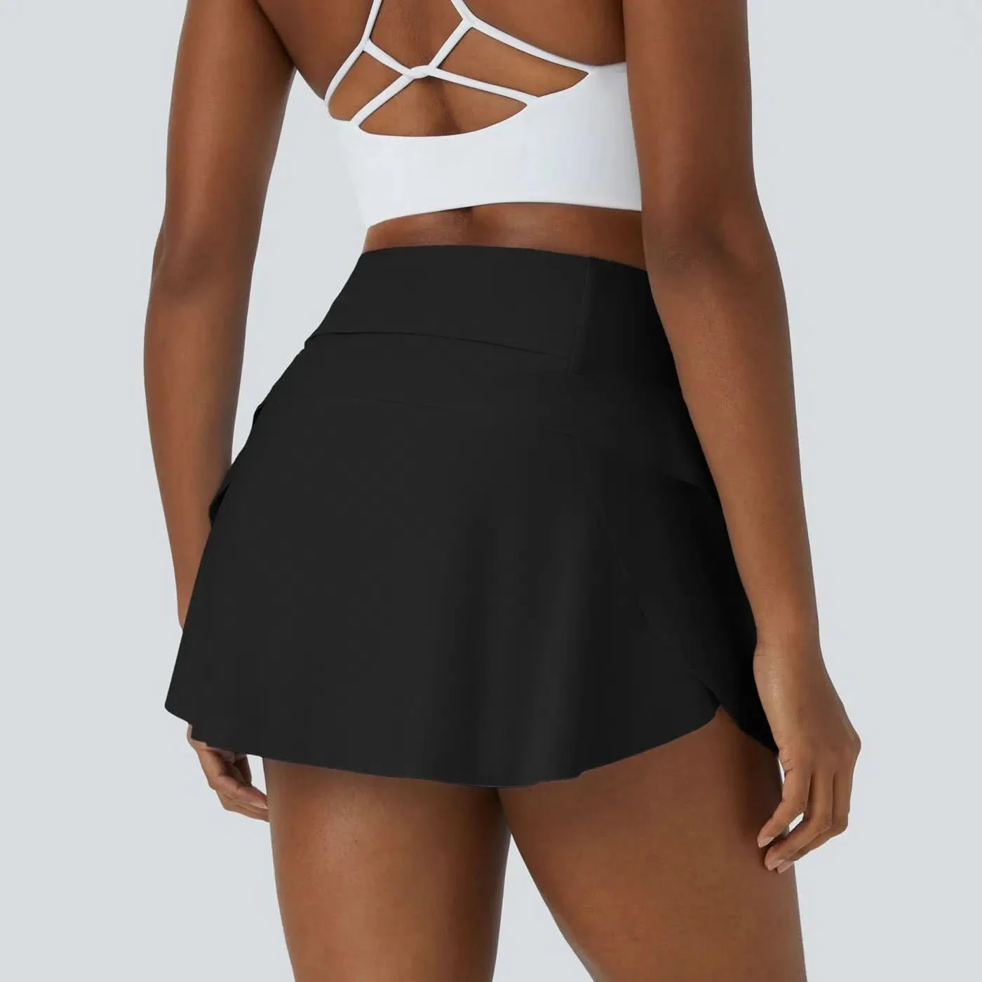 DANCEFLOW - 2-in-1 dance skirt with integrated shorts & hidden back pocket - Image 11