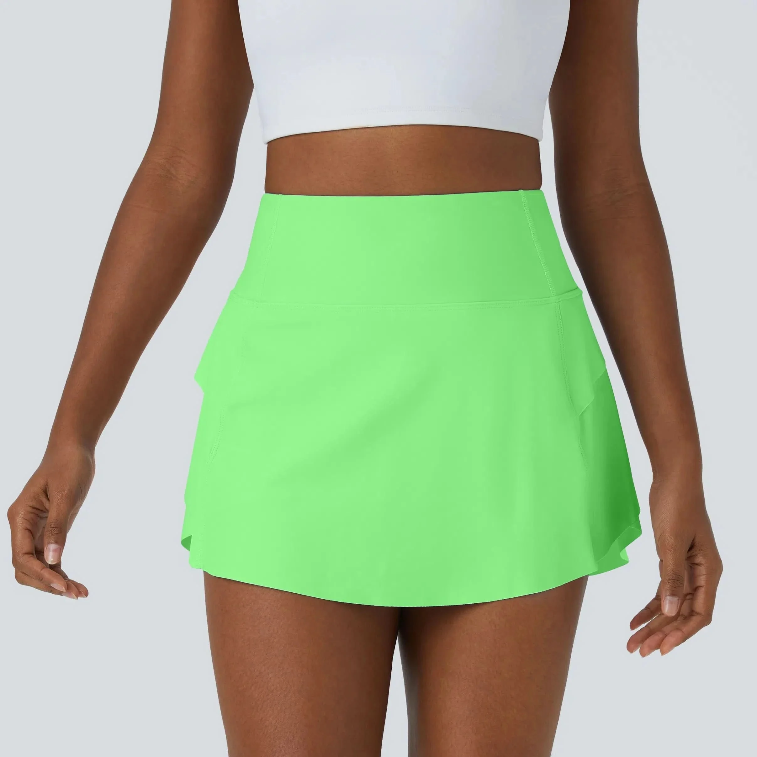 DANCEFLOW - 2-in-1 dance skirt with integrated shorts & hidden back pocket - Image 3