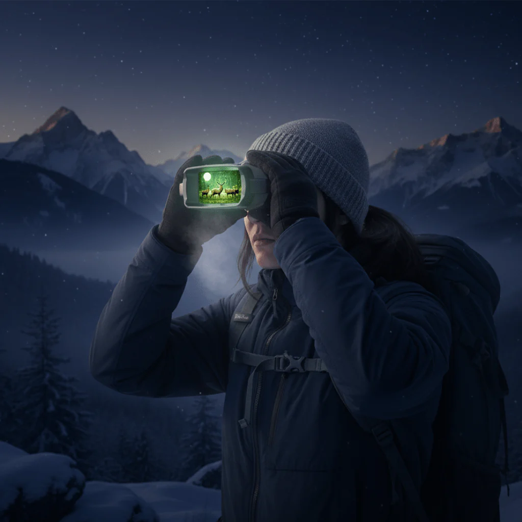 DARKSCOUT – 4K night vision binoculars with 8x zoom for outdoor adventures - Image 2