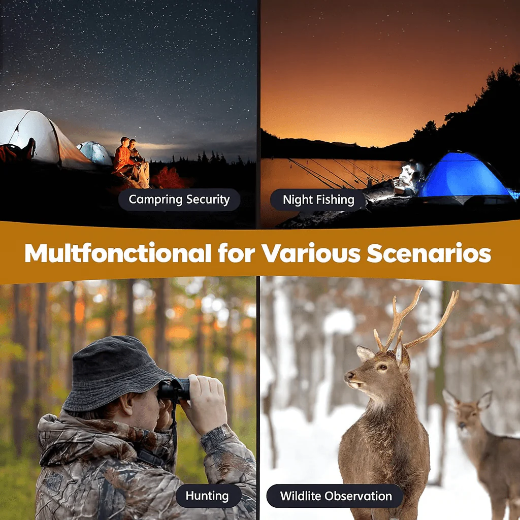 DARKSCOUT – 4K night vision binoculars with 8x zoom for outdoor adventures - Image 7