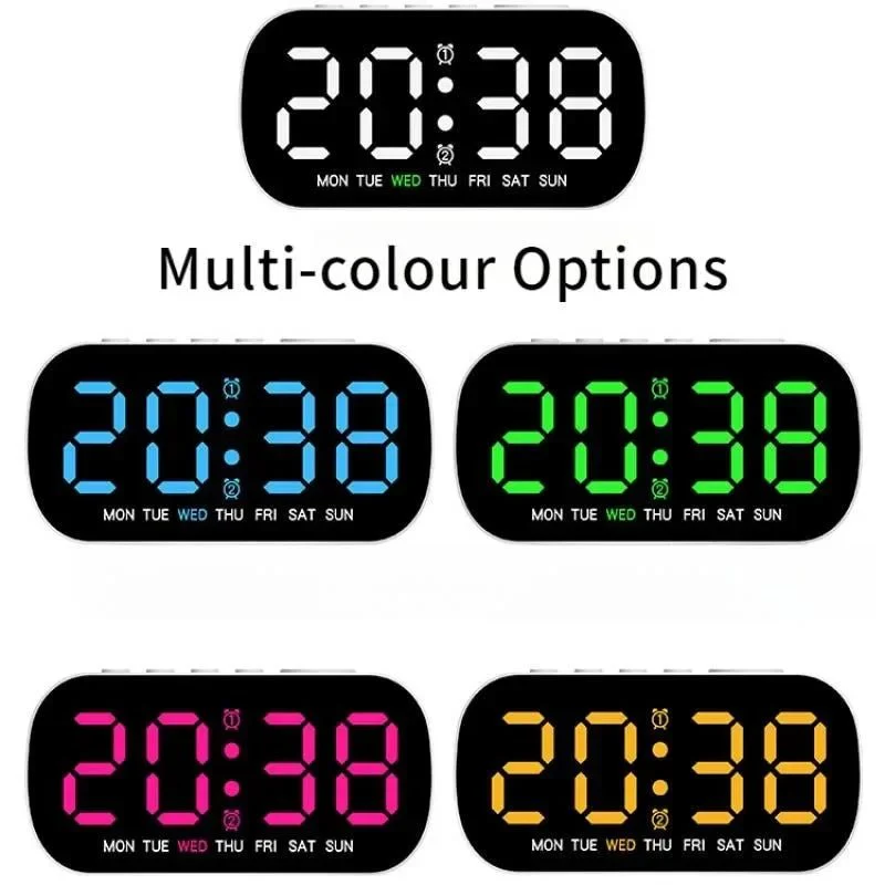 DAYFLOW – Digital LED Alarm Clock with Dual Alarm & Temperature Display - Image 5