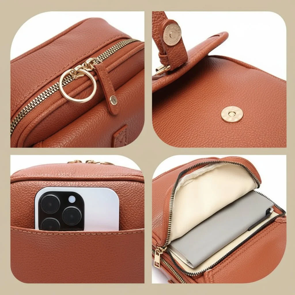 DAYGUARD – Compact Anti-Theft Bag with Adjustable Strap and Spacious Storage - Image 6