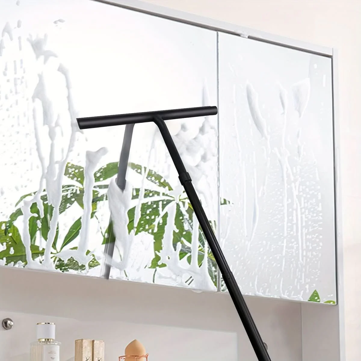 DELUXE – Telescopic shower cleaner for streak-free glass & tile surfaces - Image 2