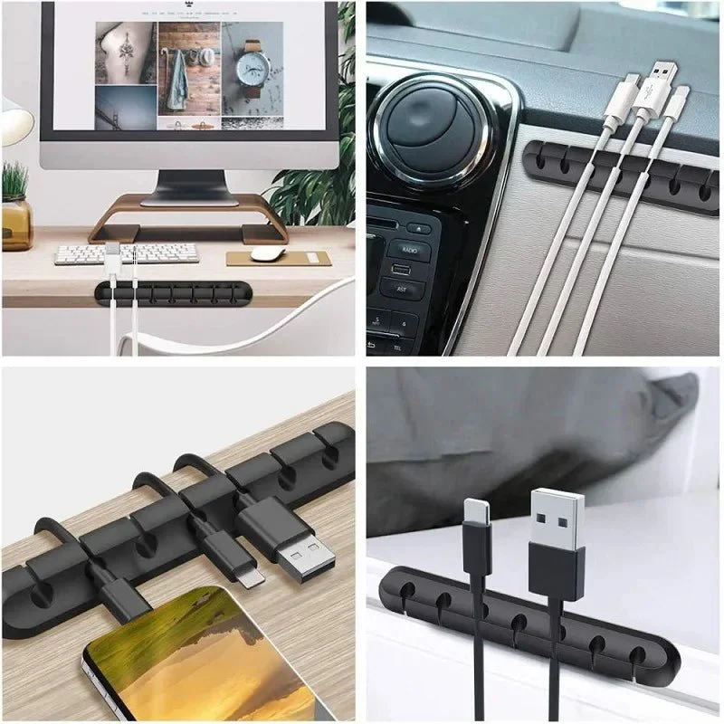 DESKCORD – Silicone Cable Organizer for the Workplace, Reliable Cable Management Without Chaos - Image 5