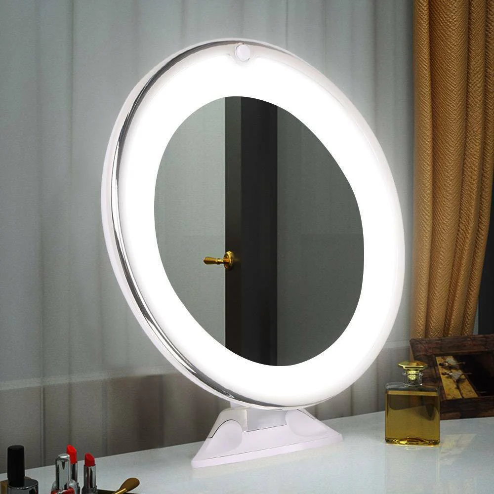 DETAIL VIEW – 10x LED Makeup Mirror for Precise Beauty - Image 4