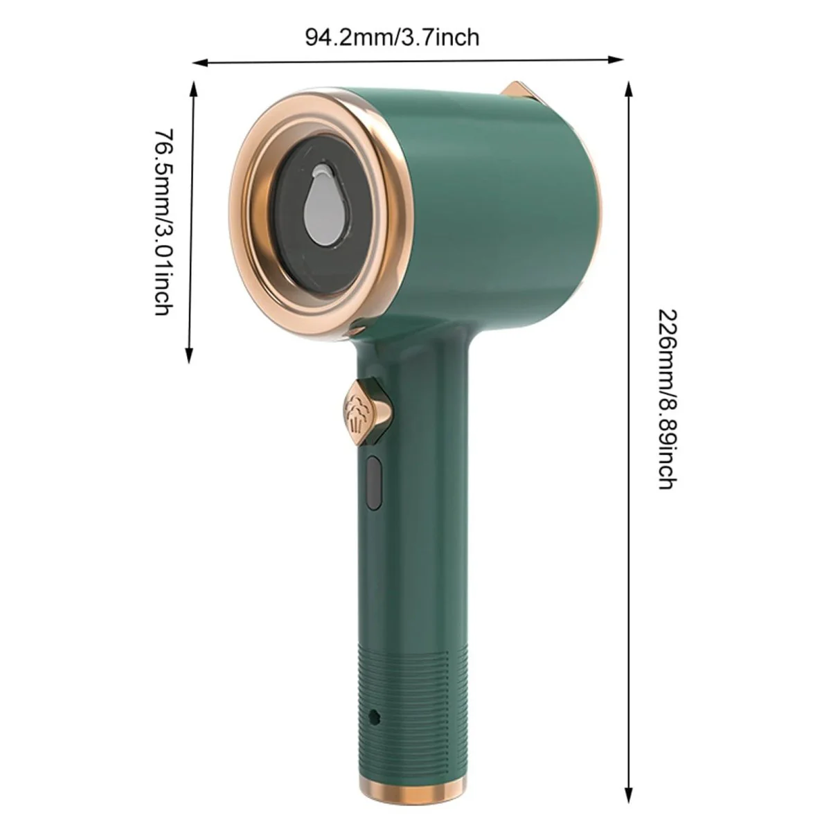 DEWRINKIQ – Portable Handheld Fabric Steamer with Titanium Plate & 50ml Water Tank - Image 8