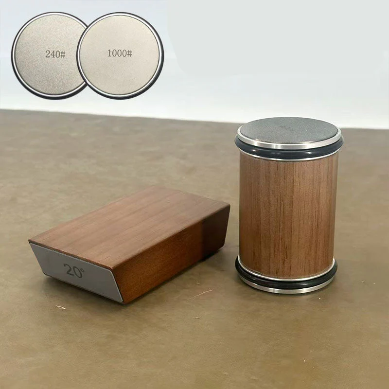 DIASHARP – Rolling Knife Sharpener Set with Diamond Grinder and Wooden Platform - Image 12