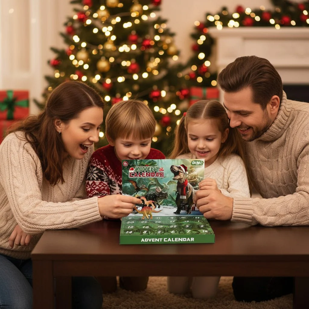 DINOQUEST 2025 – Christmas Countdown Calendar with 24 Dino Toys - Image 2