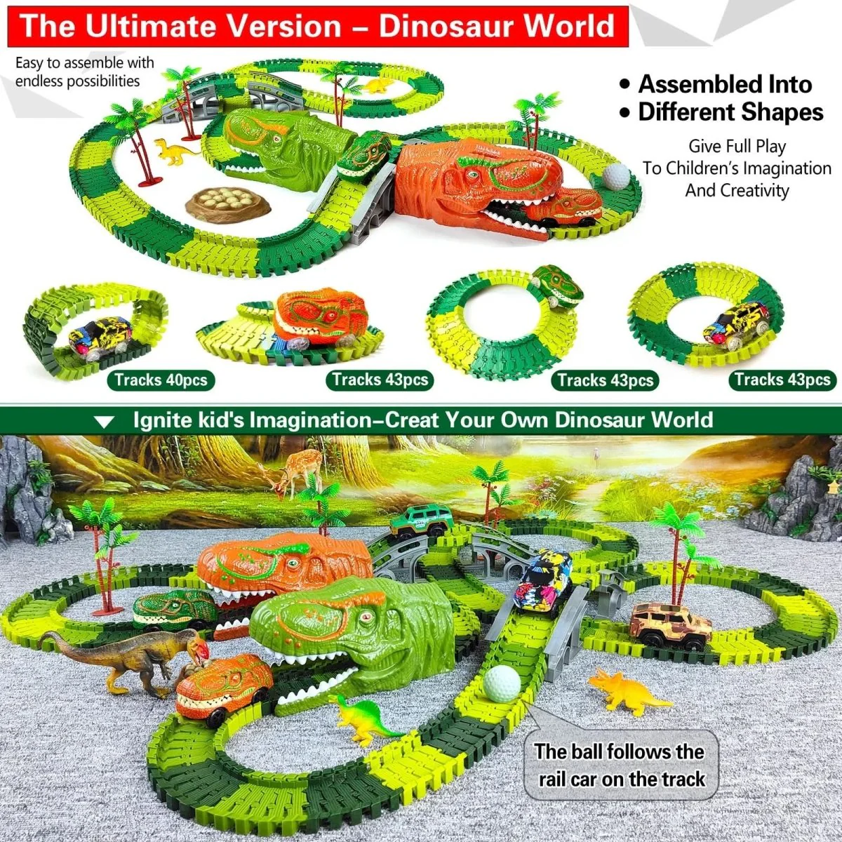 DinoTrack Express - Interactive dino train game for imaginative children aged 3 and over - Image 5