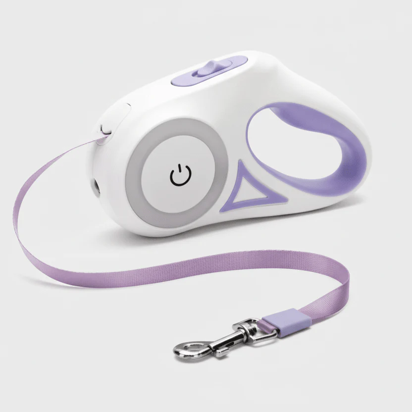 DogLight - Automatic dog lead with LED light, USB rechargeable battery & 3m length for safe walks - Image 9