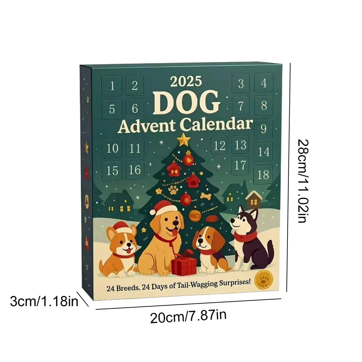 DOGMAS – Advent calendar for dogs with 24 festive toys - Image 6