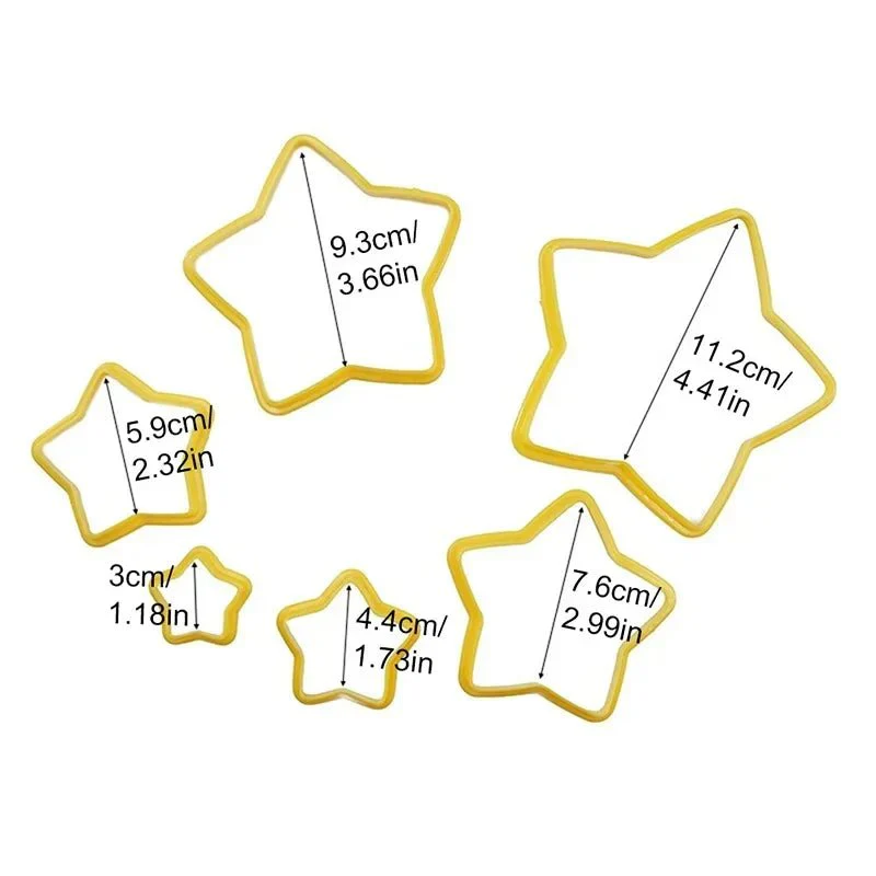 DOUGHBELL – 6-piece Christmas cookie cutter set for cookies & pastries - Image 6