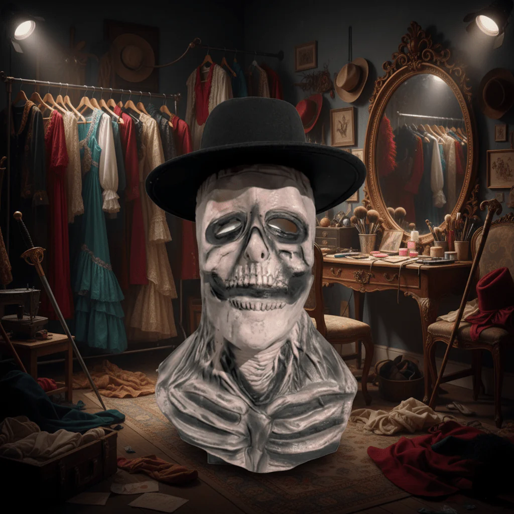 DREADSKULL – Realistic skeleton mask with hat for ultimate Halloween transformation - Image 12