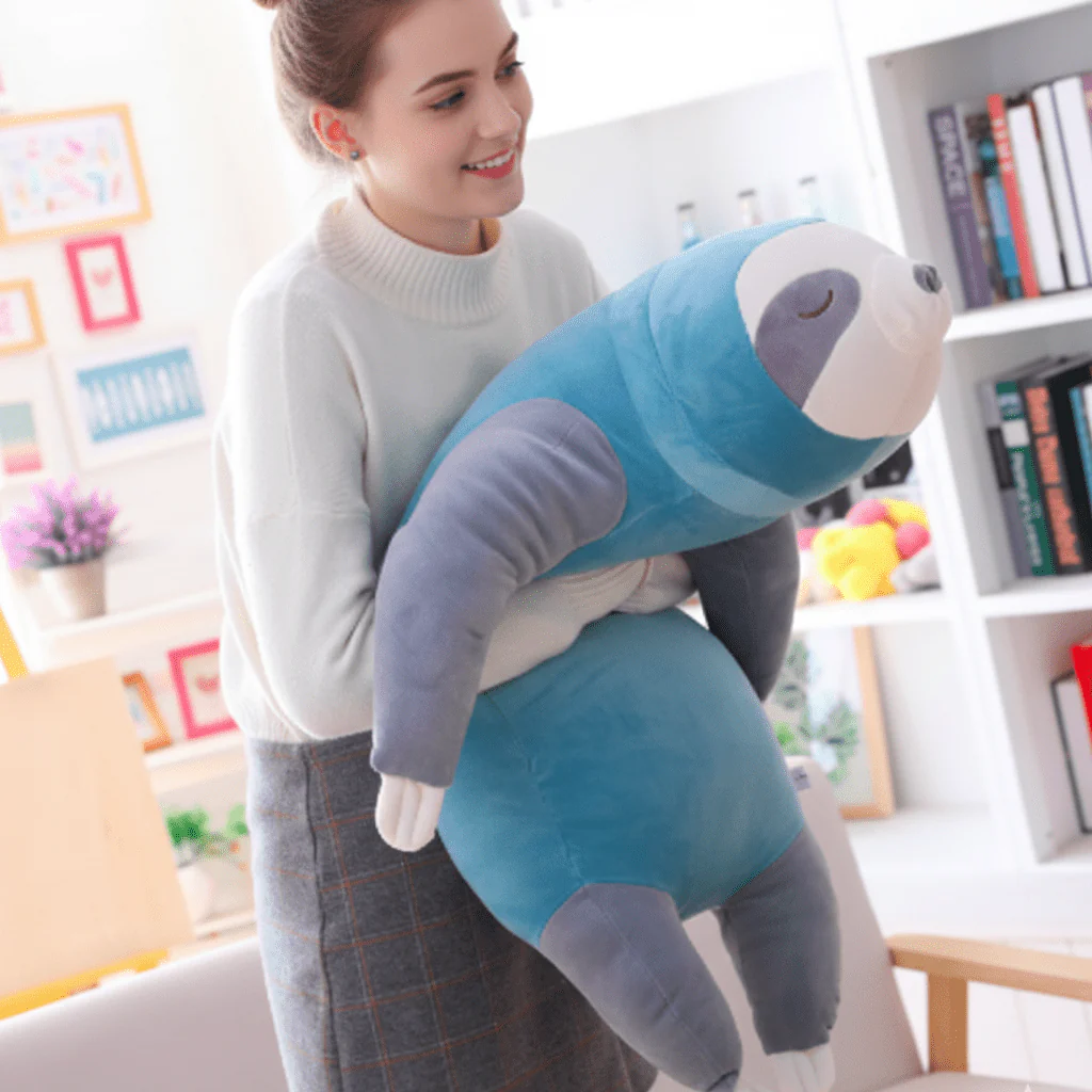 DREAMYSLOTH – Oversized Sloth Plush Toy for Hugging, Napping, and Relaxing - Image 3