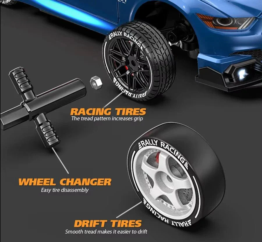 DRIFTIGNITE – 4WD RC drift car with especially slippery tires - Image 7