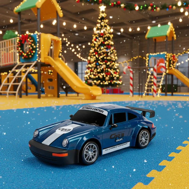 DRIFTYNX 1:24 High-speed 4WD RC Drift Car with LED Lighting and Dual Tires