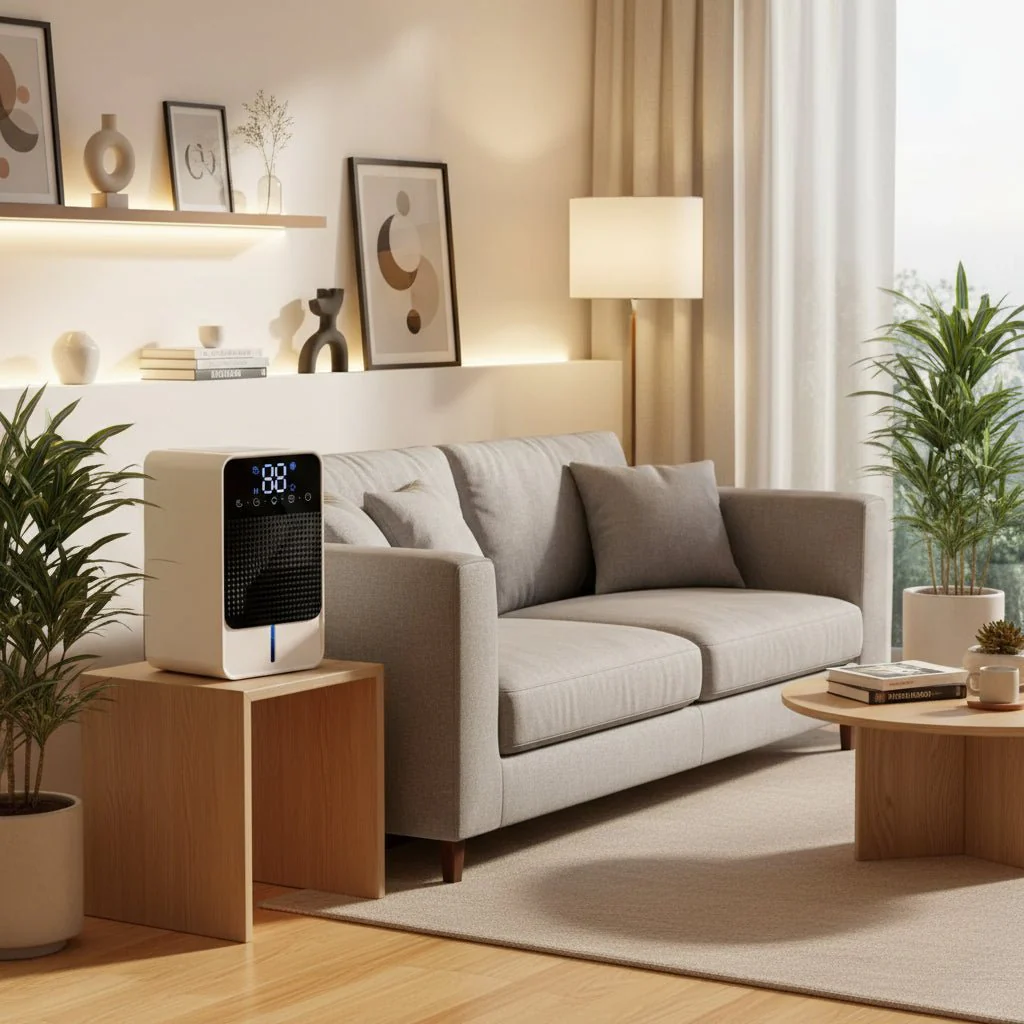 DRYHOME – 25W Dehumidifier with LED Touch Panel & 1500ml Tank - Image 4