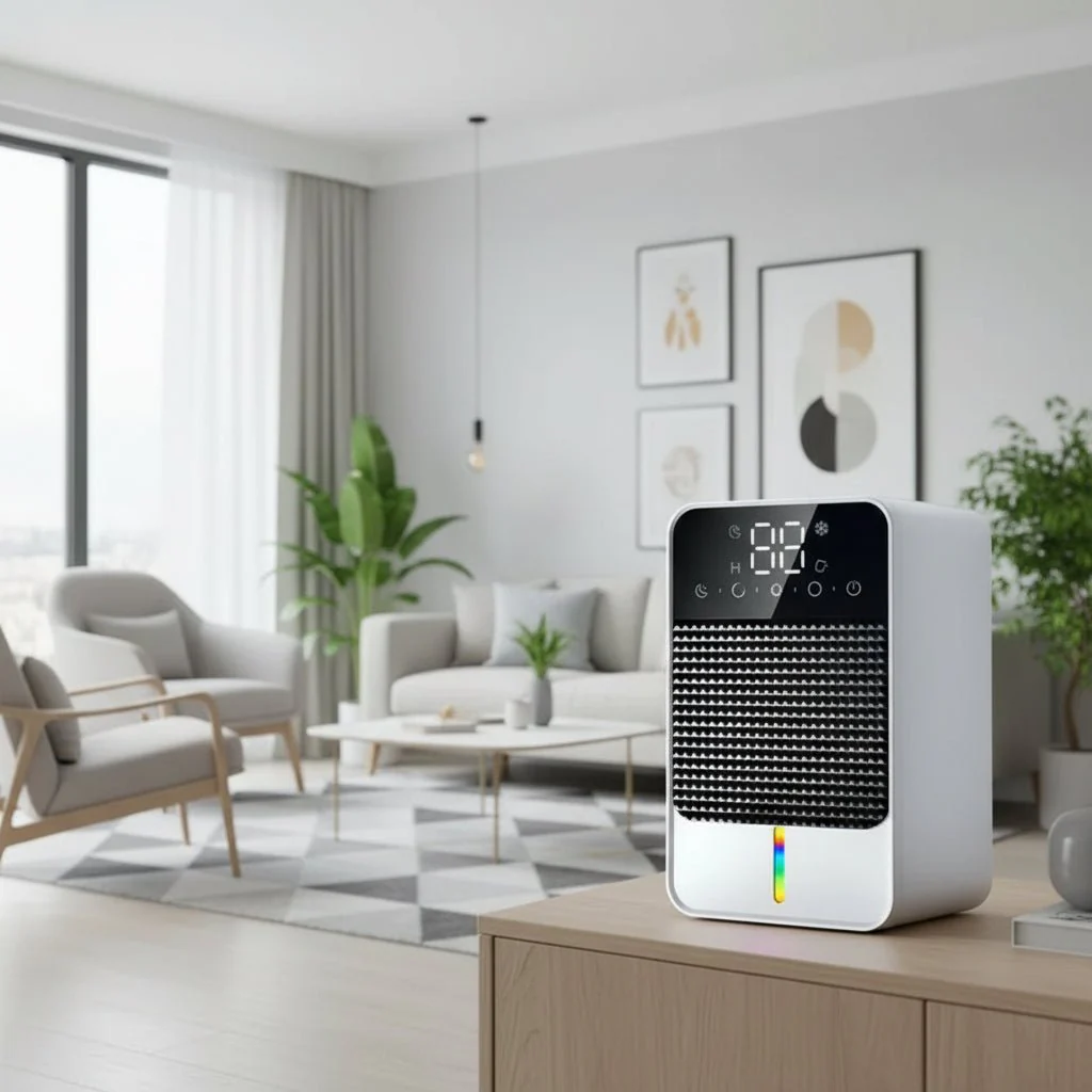 DRYHOME – 25W Dehumidifier with LED Touch Panel & 1500ml Tank - Image 6